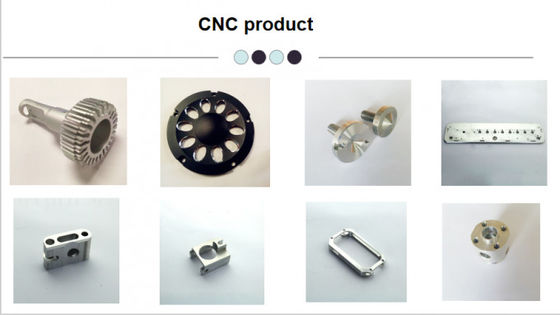 कठोर सीएनसी मशीनीकृत धातु भागों Anodized सीएनसी धातु निर्माण अनुकूलित