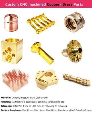 पीतल भागों के लिए ओडीएम पीतल मशीनिंग पार्ट्स Anodizing सीएनसी मशीन