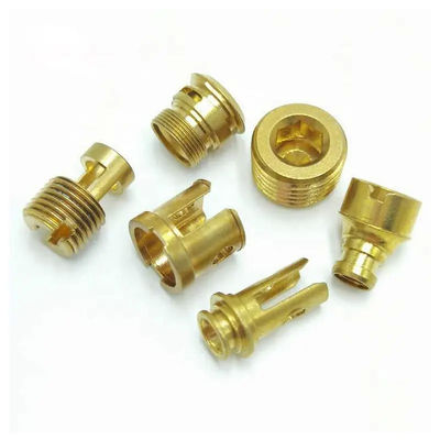 Anodized पीतल सीएनसी मशीनिंग भागों कठोरता खराद टर्निंग पार्ट्स